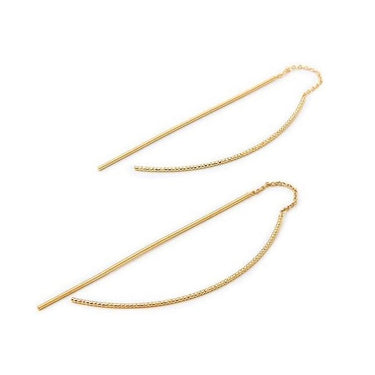Désirs chain earrings - gold