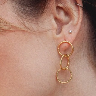 Triple Love Mary earrings 