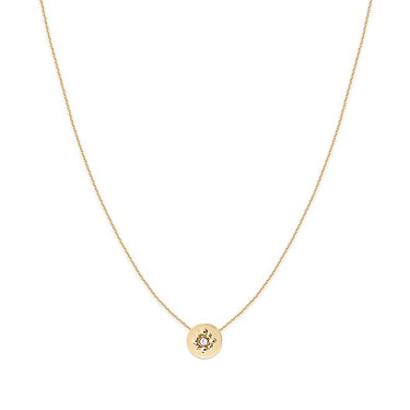 Gaia short necklace - Crystal