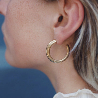 Boucles Icon Hoops Grandes - doré