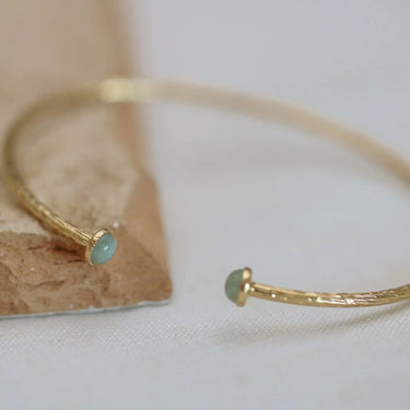 Bracelet jonc Laura - aventurine