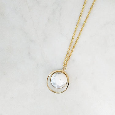 Collier Mi-Long Azalée - howlite