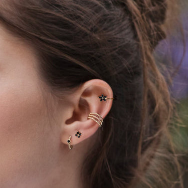 Boucles Meadow noir - doré