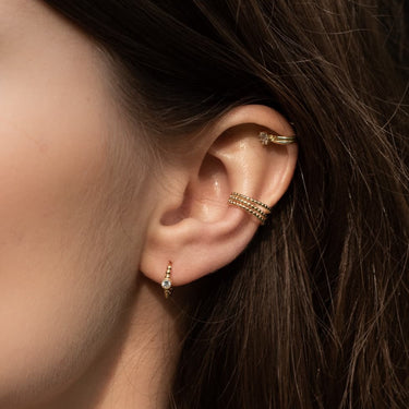 Boucles Meadow blanc - doré