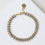 Bracelet Nia doré - gris