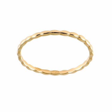 Bague Navette Small - or pur